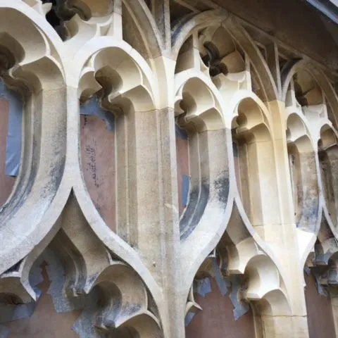 Restorative stone masonry work