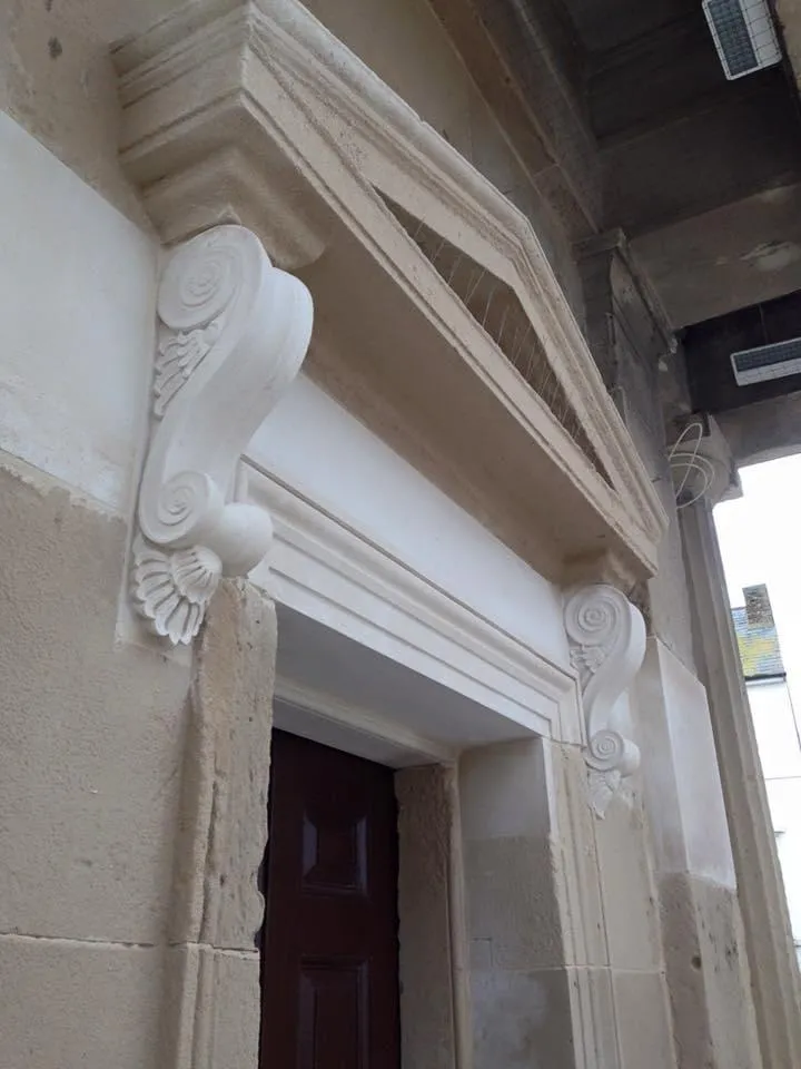 Restorative stone masonry work